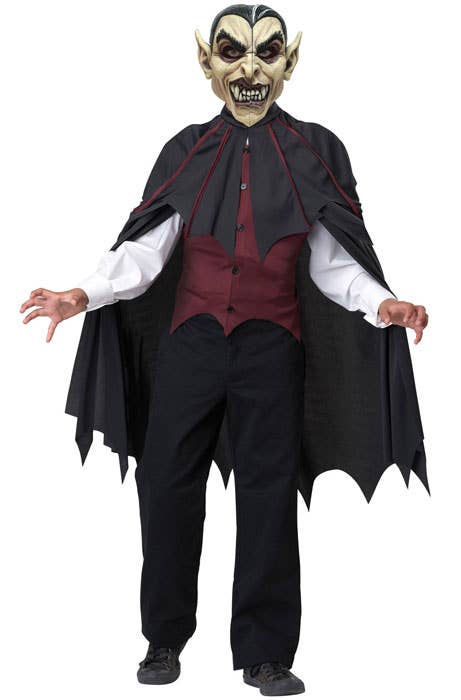 Dracula Boy's Vampire Monster Halloween Fancy Dress Front