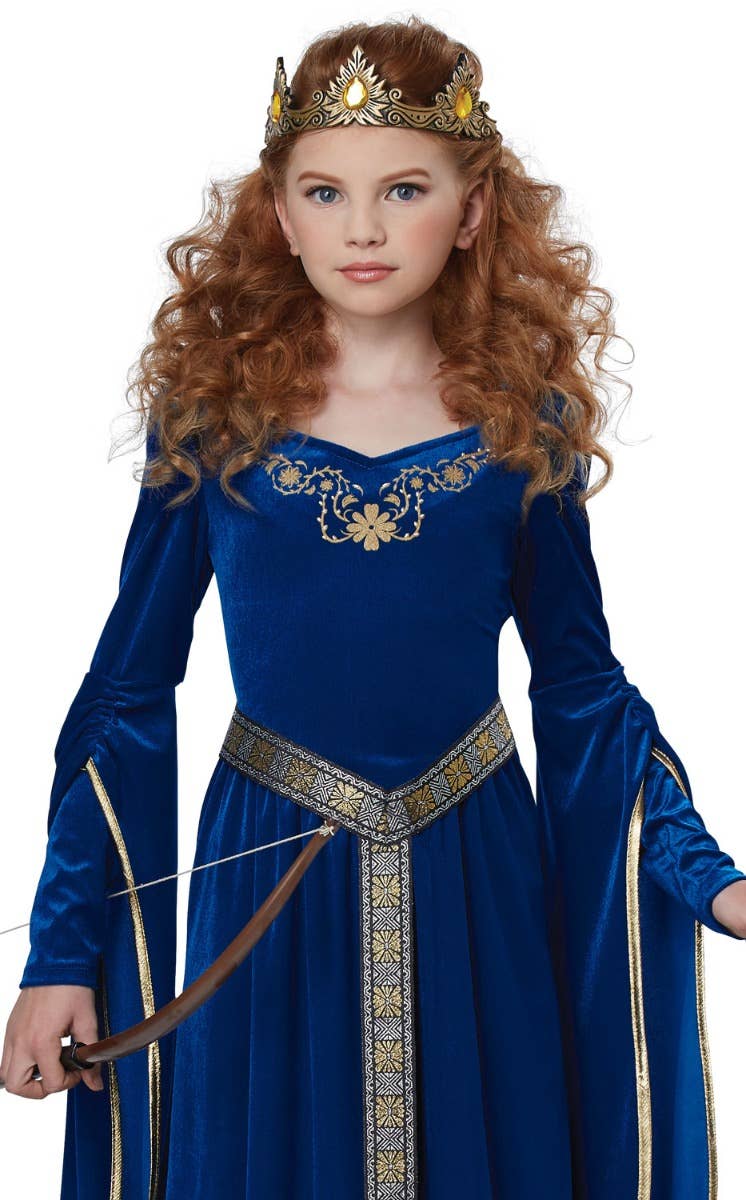 Medieval Princess Merida Costume | Renaissance Girls Dress Costume Medieval Princess Merida Costume | Renaissance Girls Dress Costume