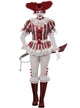 Deluxe Women's Sadistic Clown Halloween Fancy Dress Costume Main Image 