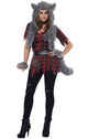Women's She Wolf Werewolf Fancy Dress Costume Main Image