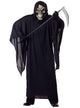Black Grim Reaper Men's Plus Size Halloween Costume - Main Image