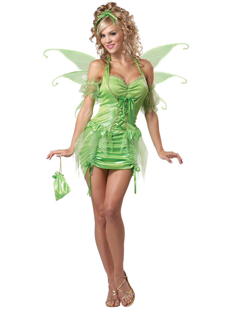 Womens Sexy Tinkerbell Fairy Costume - Main Image