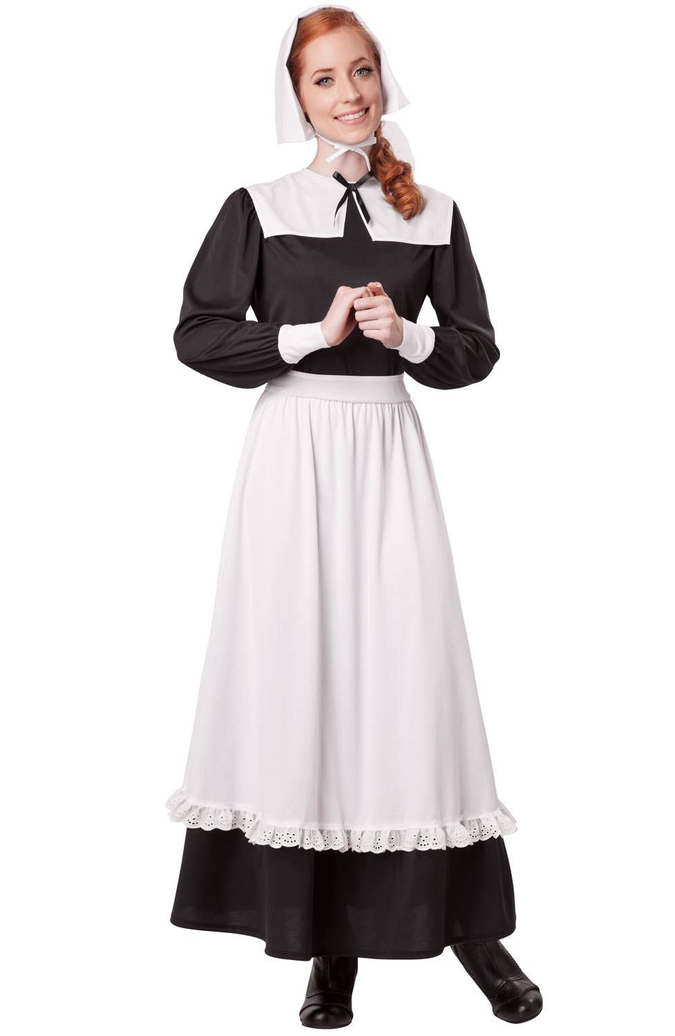 Religious Pilgrim Women's Fancy Dress Costume Main Image