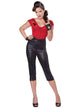 Women's 50's Greaser Babe Retro Costume Front View