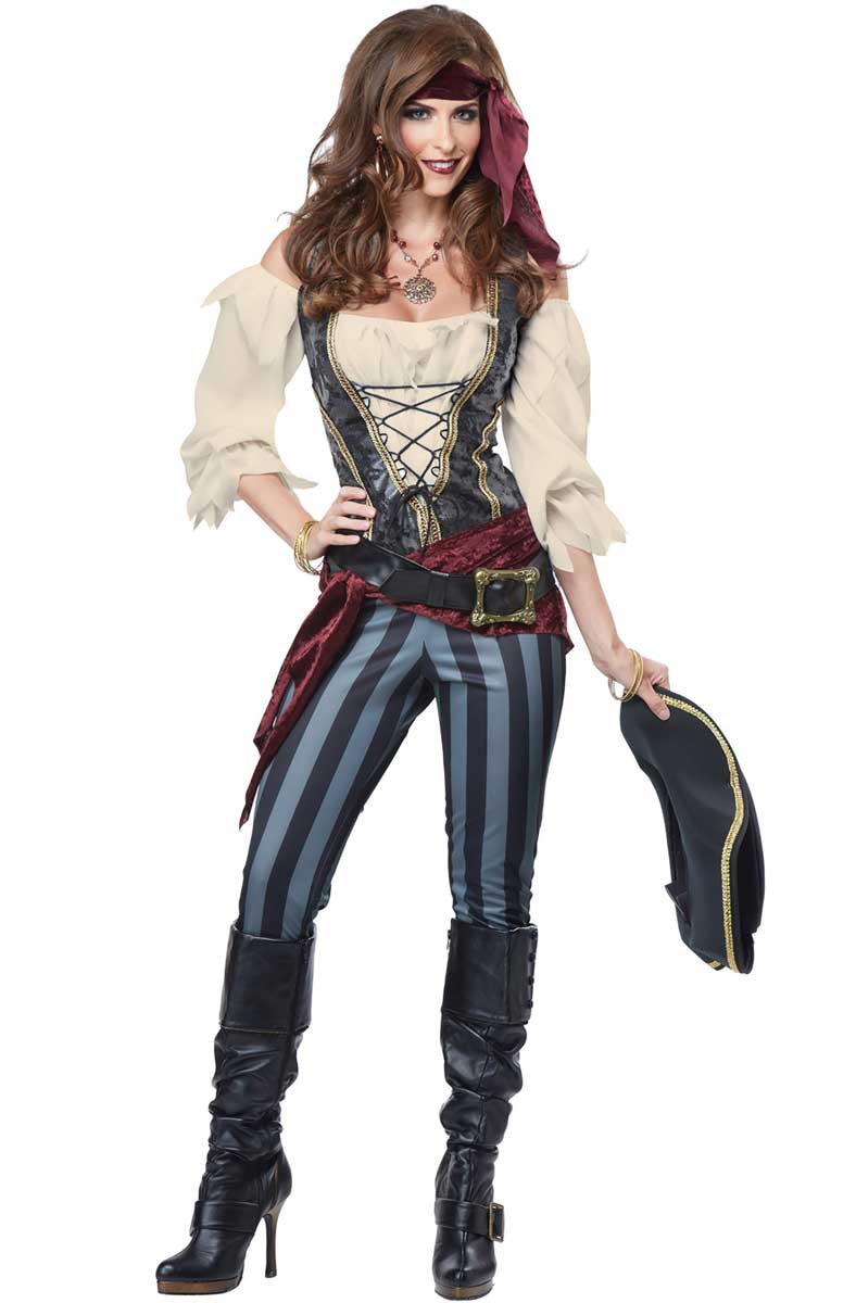 Pirate Buccaneer Women's Fancy Dress Costume Product Image