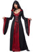 Women's Black and Red Gothic Halloween Costume Robe