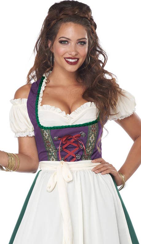 Bavarian Beer Maid Oktoberfest Costume Womens Beer Girl Costume