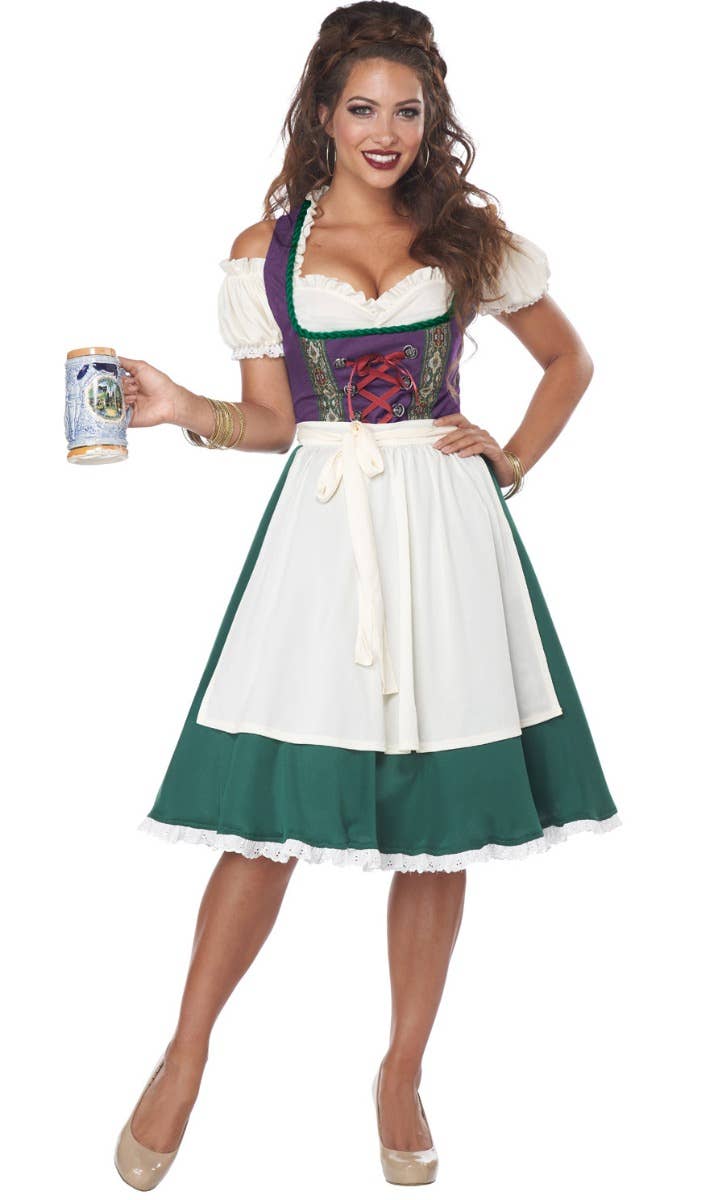 Bavarian Beer Maid Womens Oktoberfest Costume - Main Image