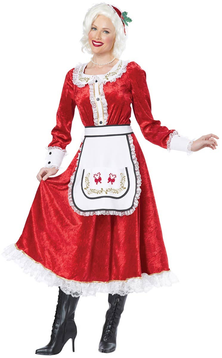 Classic Mrs Claus Women's Santa Dress Christmas Costume