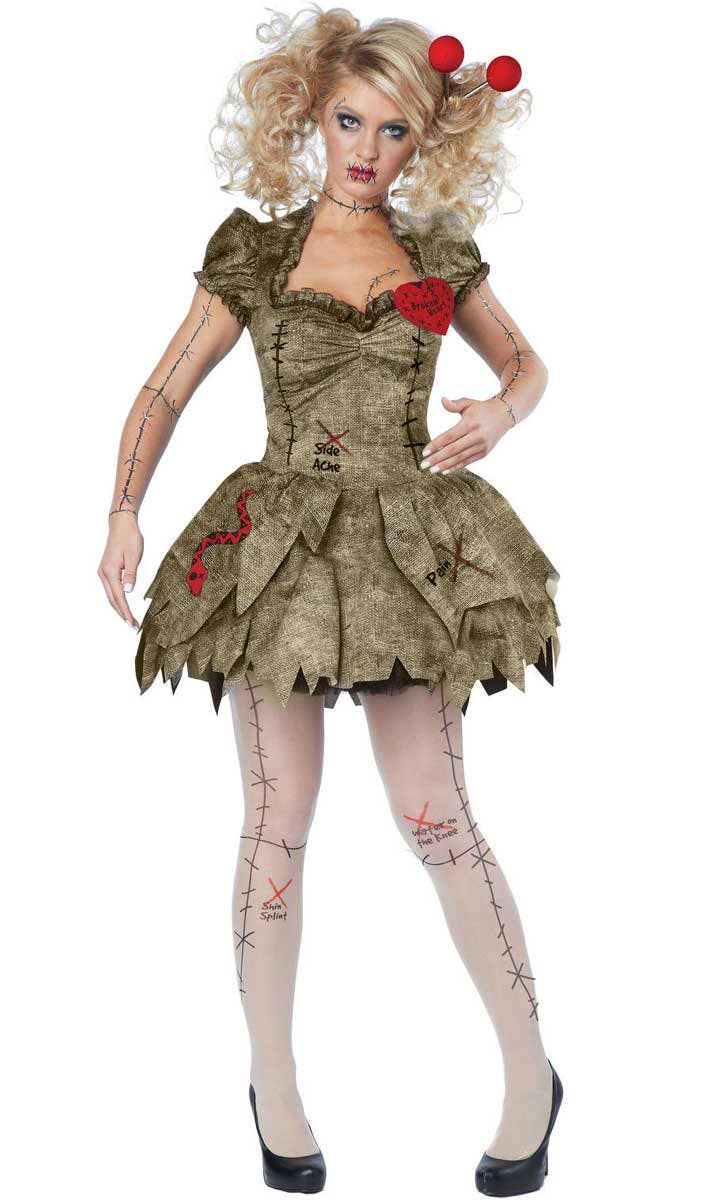 Sexy VooDoo Doll Women's Halloween Costume Product Image