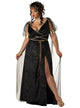 Medusa Black and Gold Mythical Plus Size Toga Womens  Costume Main image