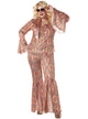 Plus Size Women's 70's Disco Fancy Dress Costume Front Image