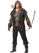 Robin Hood Men's Plus Size Medieval Dress Up Costume - Main Image