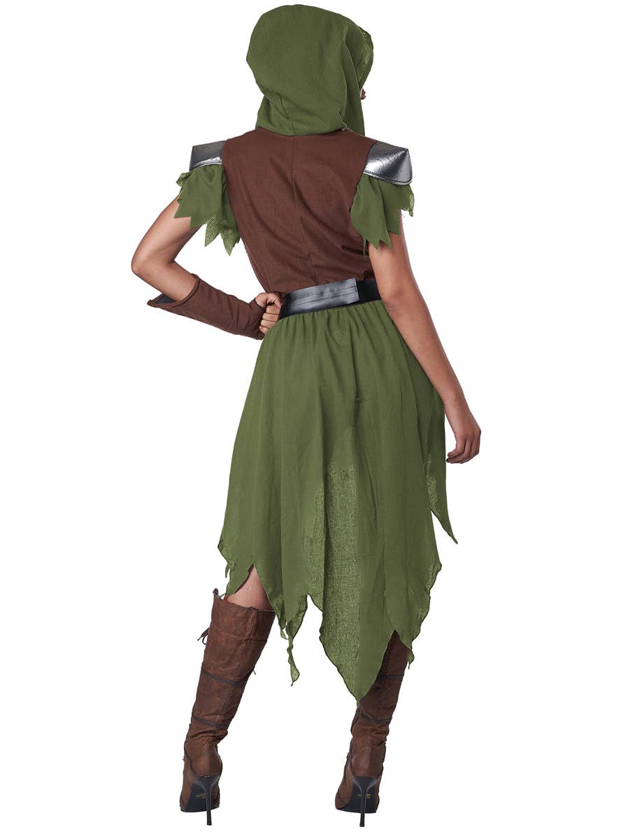 Medieval Elven Hunter Women's Costume - Alt Back Image