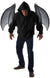 Men's Black And Grey Halloween Movable Moving Bat And Devil Costume Wings 1.22m Costume Accessory Main Image