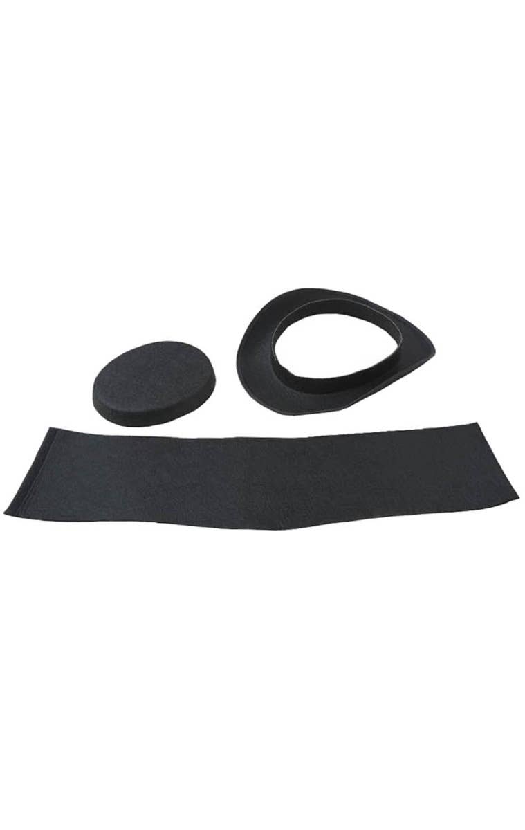 Adult's Classic Black 3 Piece Top Hat Costume Accessory Alternate Image 2