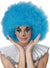 Adult's Jumbo Blue Clown Afro Costume Accessory Wig Main Image