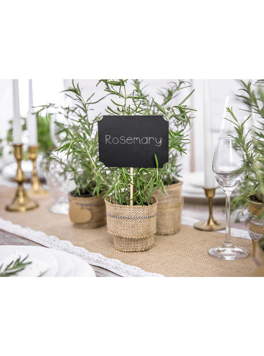 Chalkboard 4 Pack 11cm Cards On Sticks — Lifestyle Image 1