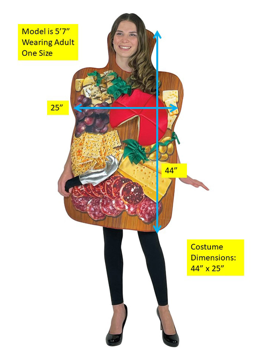 Charcuterie Board Novelty Adults Costume - Details Image