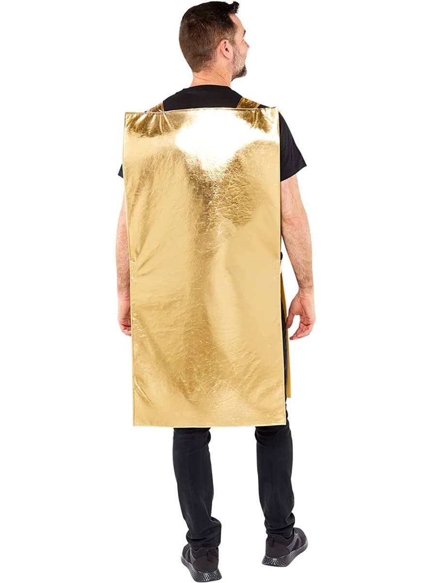 Image of Golden Ticket Men's Roald Dahl Book Week Costume - Back View