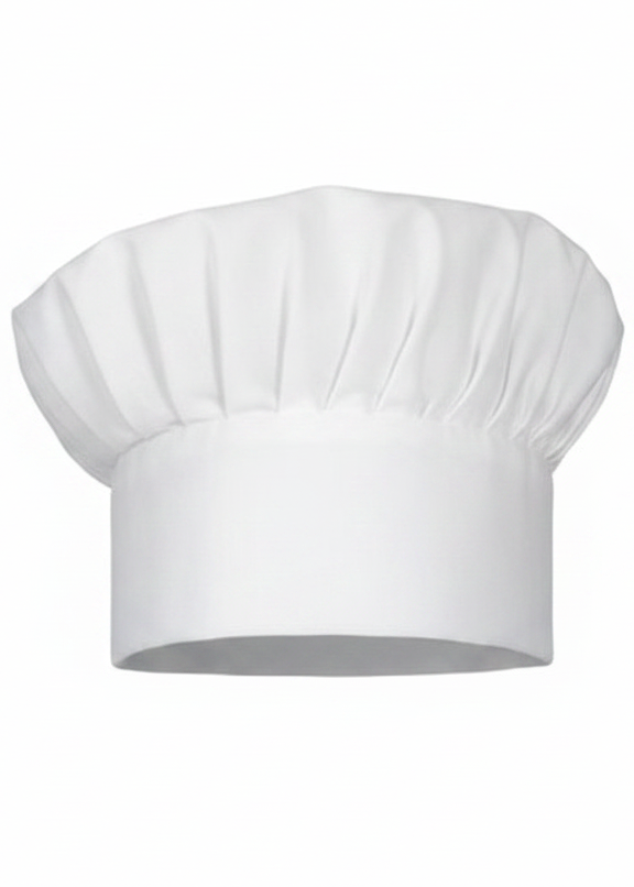 Adults White Chef Costume Hat - main image