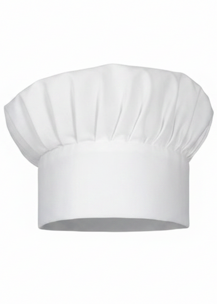 Adults White Chef Costume Hat - main image