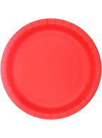 Image of Cherry Red 10 Pack 23cm Paper Plates
