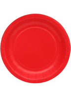 Image of Cherry Red 20 Pack 18cm Round Paper Plates