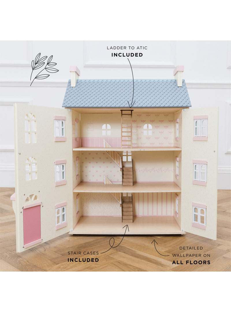 Cherry Tree Hall Large Wooden Doll House