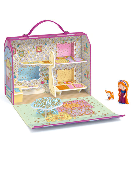 Children Tiny Wagon Doll House - Main Image