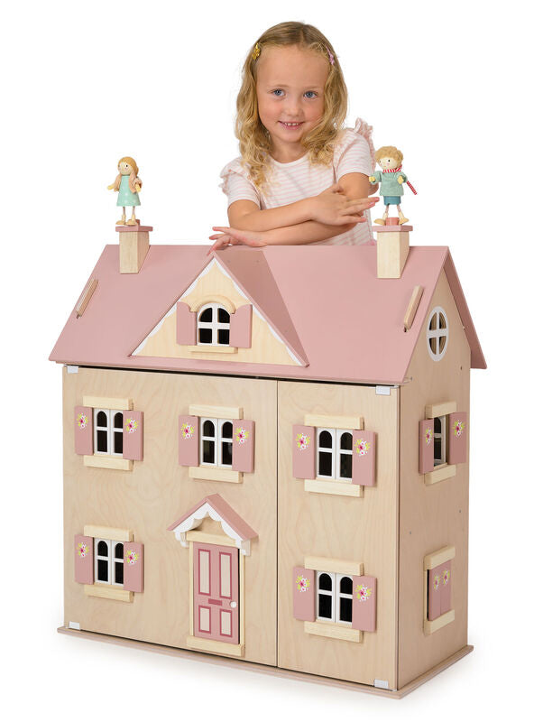 Children Wooden Alouette Doll House - Alternate Image 1