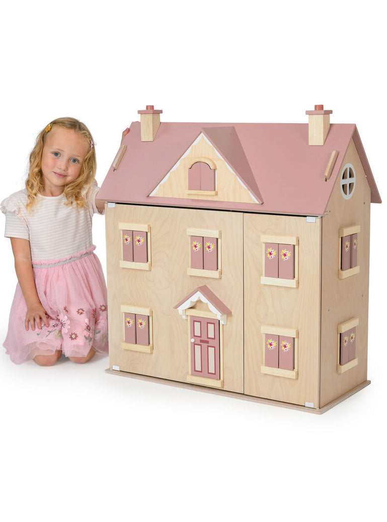 Children Wooden Alouette Doll House - Alternate Image 2