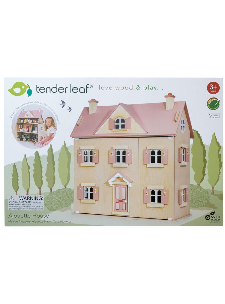 Children Wooden Alouette Doll House - Packing Image
