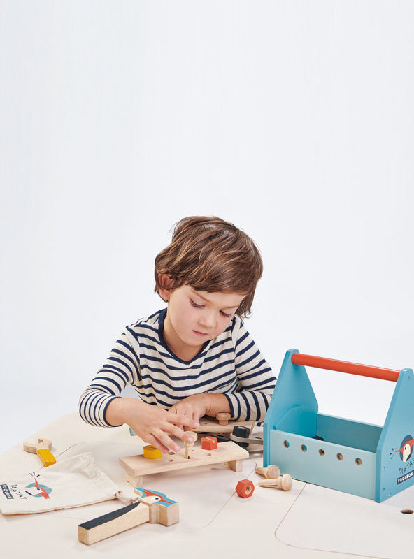 Children Wooden Toll Box Set - Lifestyle Image 1