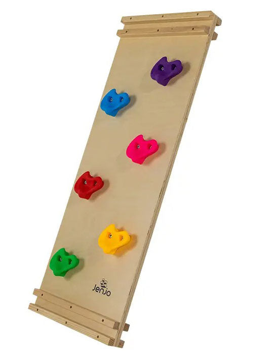 Childrens 120cm Wooden Rock Climbing Frame And Slide - Alternative Image 1