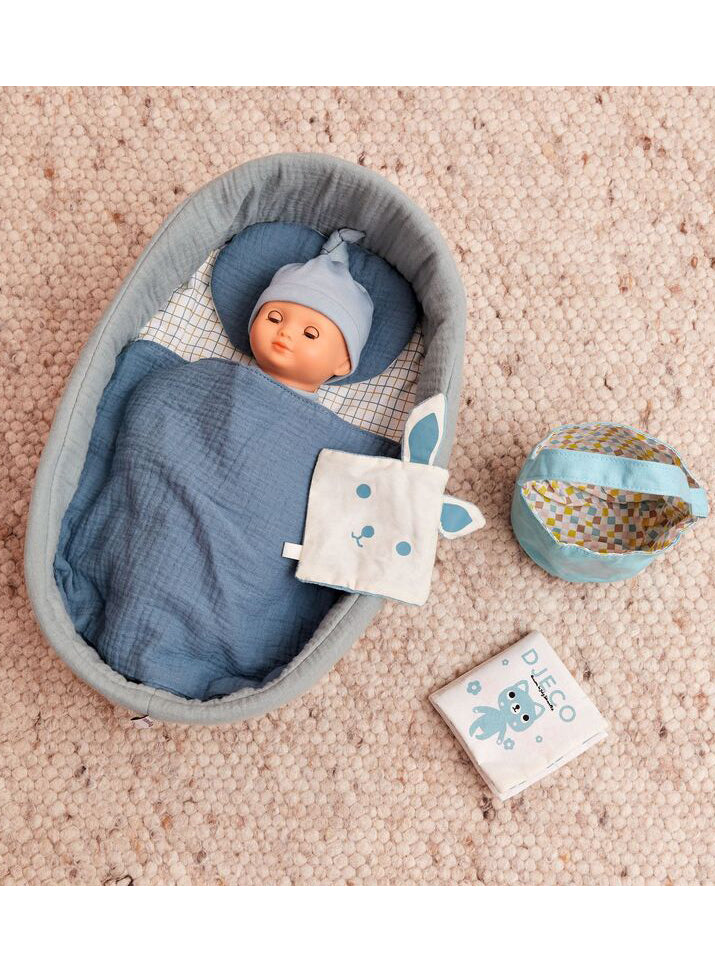 Childrens 32cm Neige Soft Baby Doll - Lifestyle Image