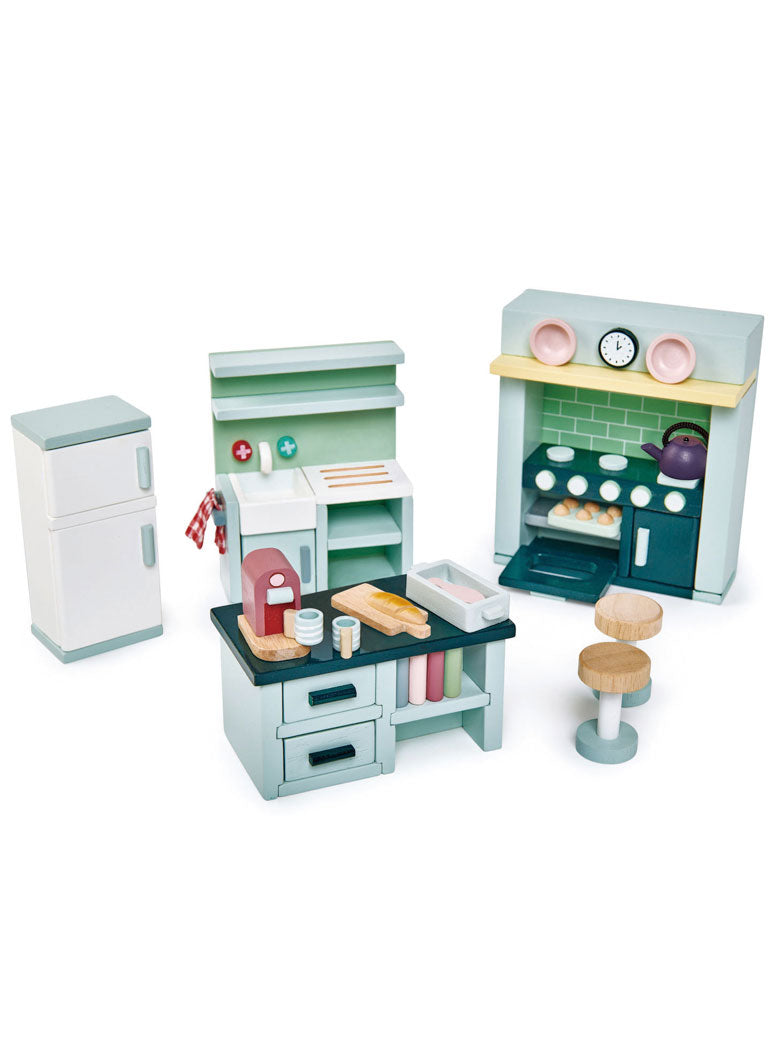 Childrens Dovetail Doll House Kitchen - Main Image