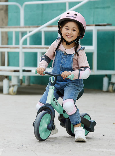Childrens Green 2 In 1 Velo Trike - Lifestyle Image 1