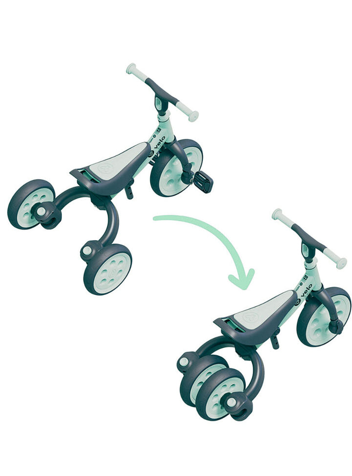 Childrens Green 2 In 1 Velo Trike - Main Image