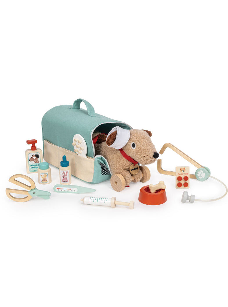 Childrens Pretend Wooden Animal Rescue Kit - Alternate Image 1