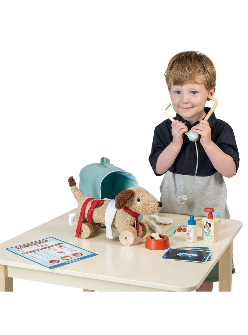 Childrens Pretend Wooden Animal Rescue Kit - Alternate Image 5