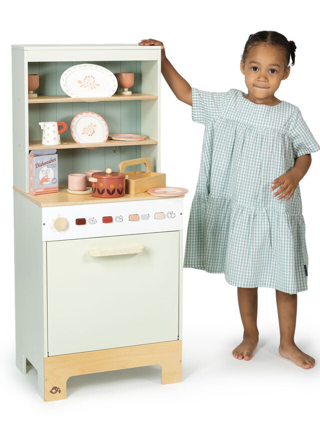 Childrens Pretend Wooden Dishwasher Dresser - Alternate Image 3