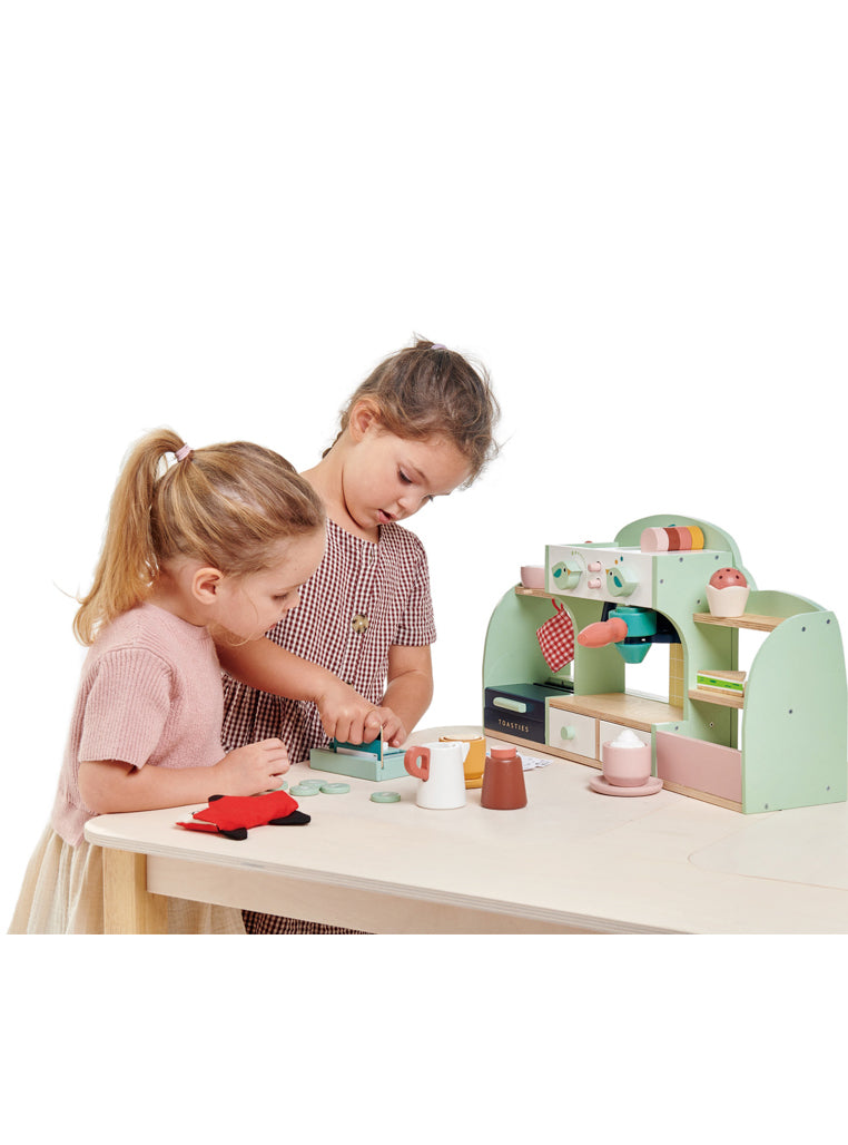 Childrens Pretend Wooden Mini Chef Cafe - Alternate Image 1