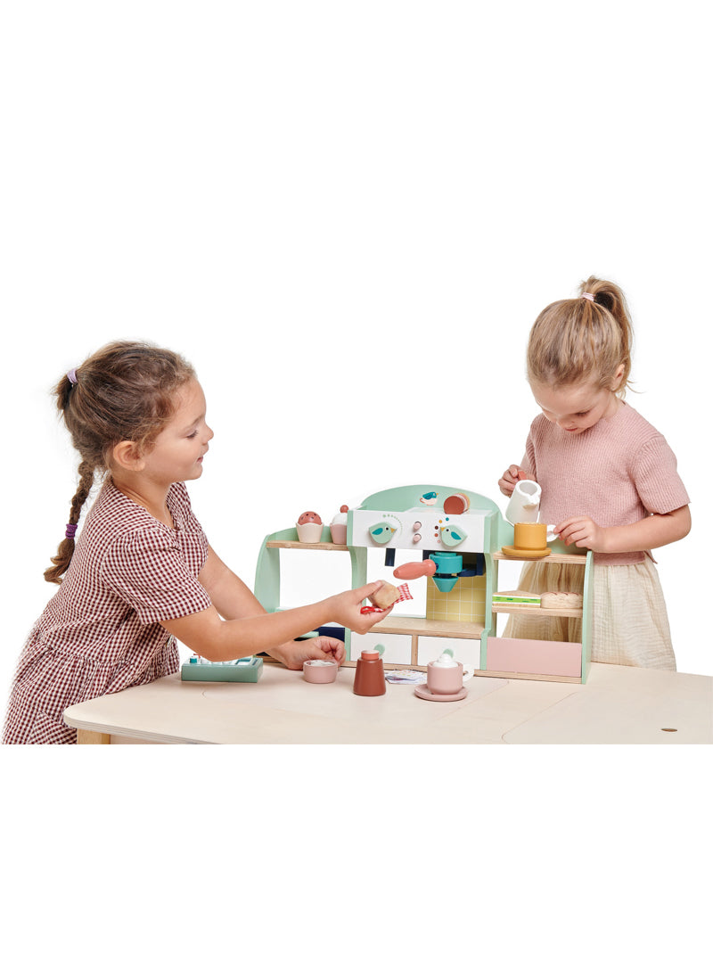 Childrens Pretend Wooden Mini Chef Cafe - Alternate Image 2