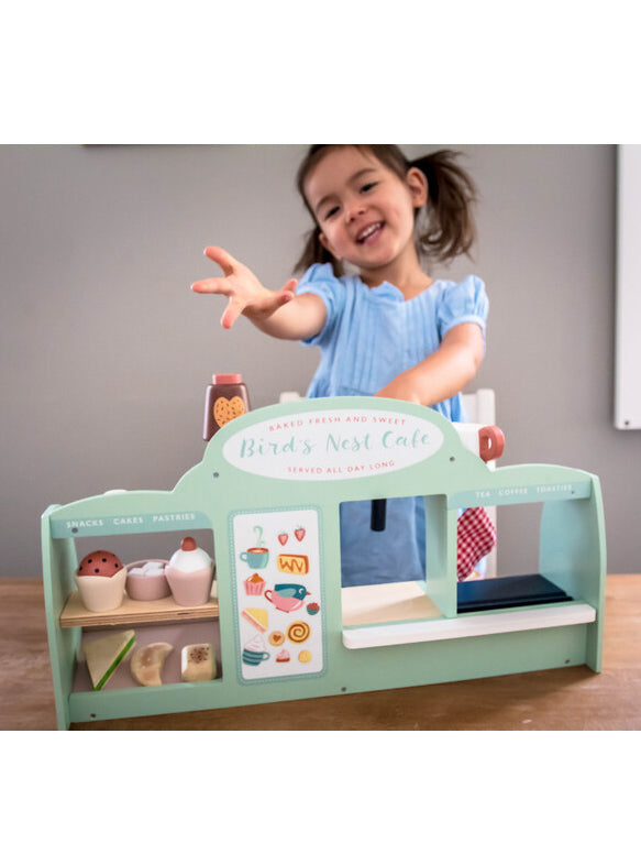 Childrens Pretend Wooden Mini Chef Cafe - Lifestyle Image 3
