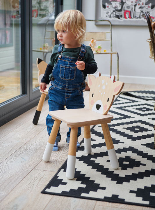 Childrens Wooden Forest Deer Chair - Lifestyle Image 3