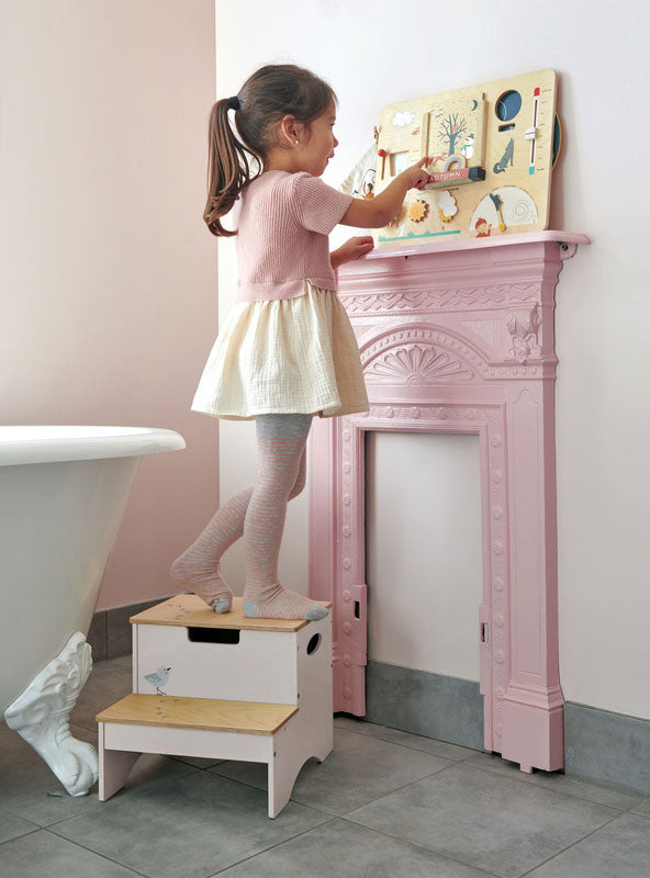 Childrens Wooden Forest Steps - Lifestyle Image 1