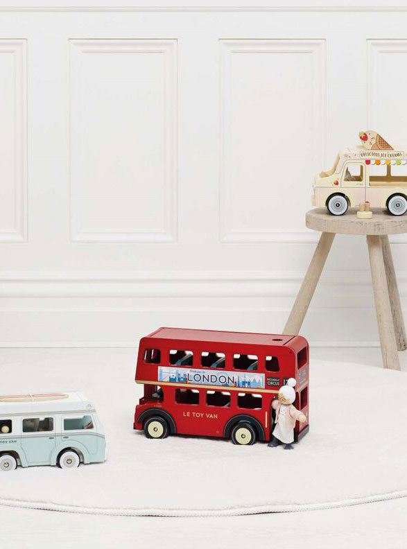 Childrens Wooden Ice Cream Van Toy - Alternate Image 3
