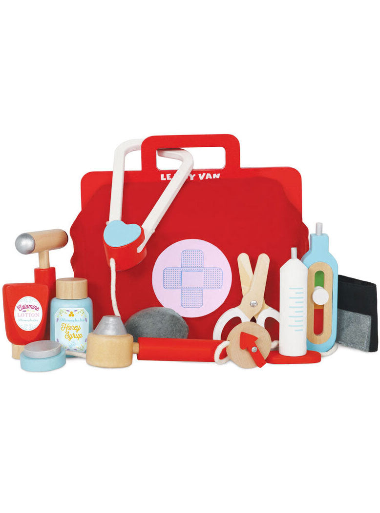 Childrens Wooden Pretend Doctors Kit - Main Image