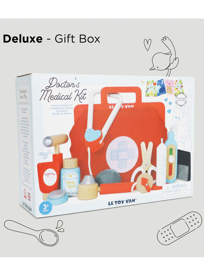 Childrens Wooden Pretend Doctors Kit - Packing Image